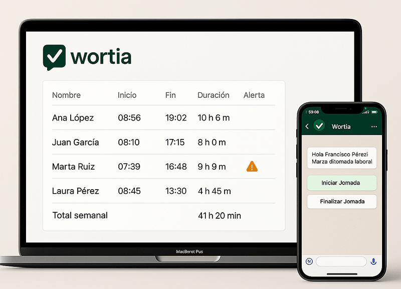 Wortia Time Tracker